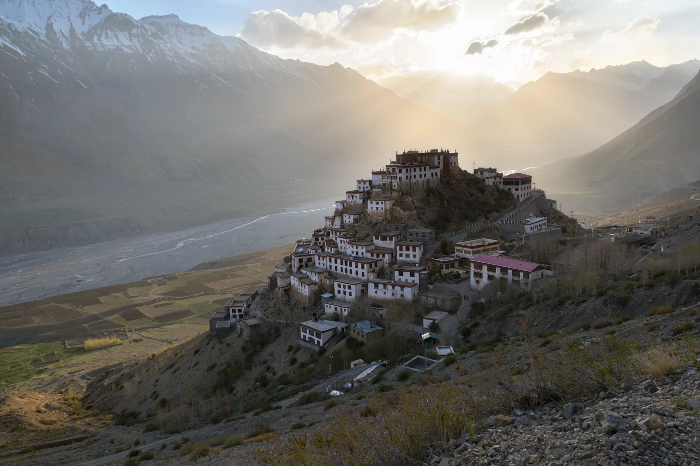 Key Monastery in Spiti Valley